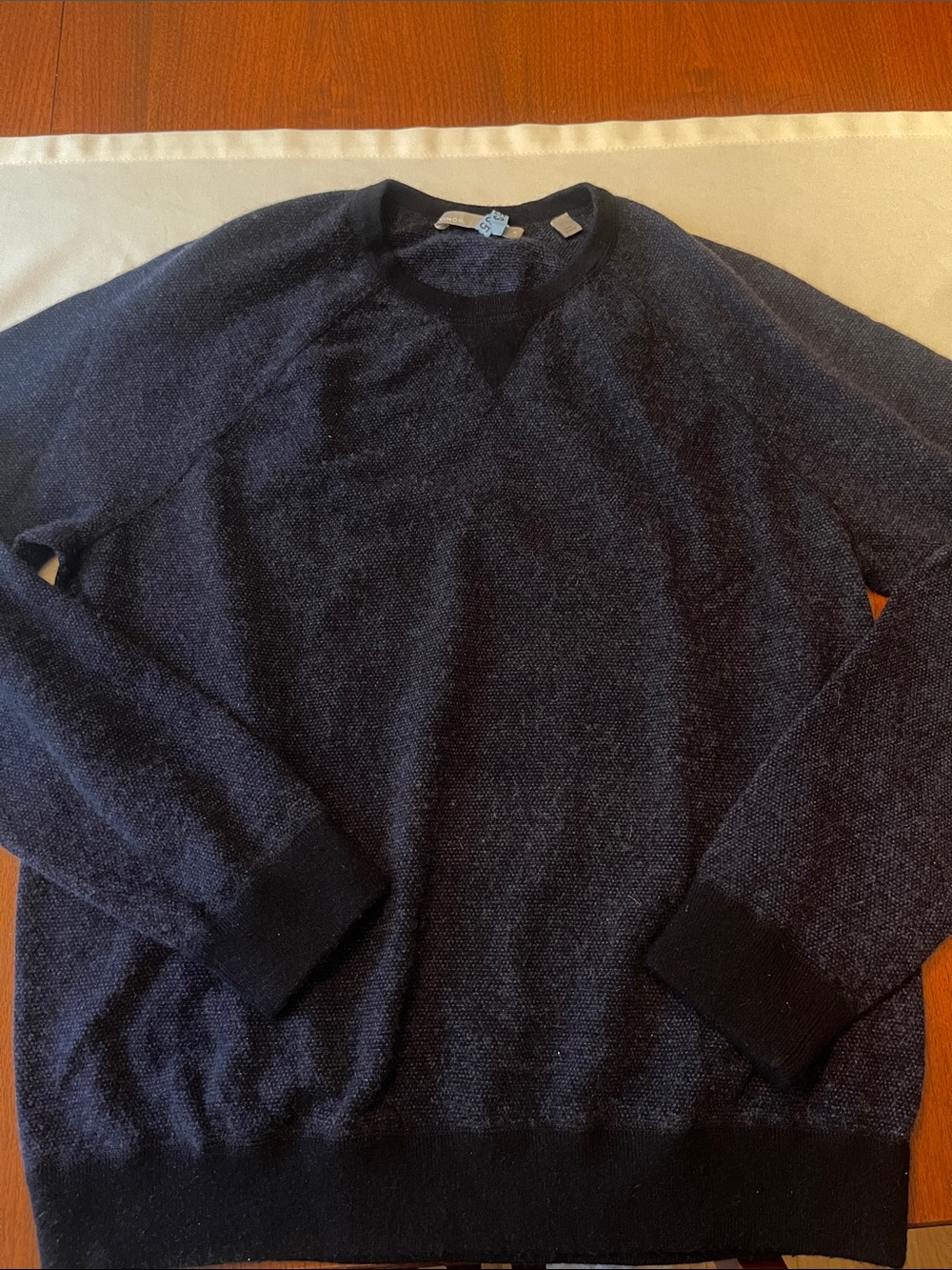 Vince Men's Dark Navy Crewneck Sweater